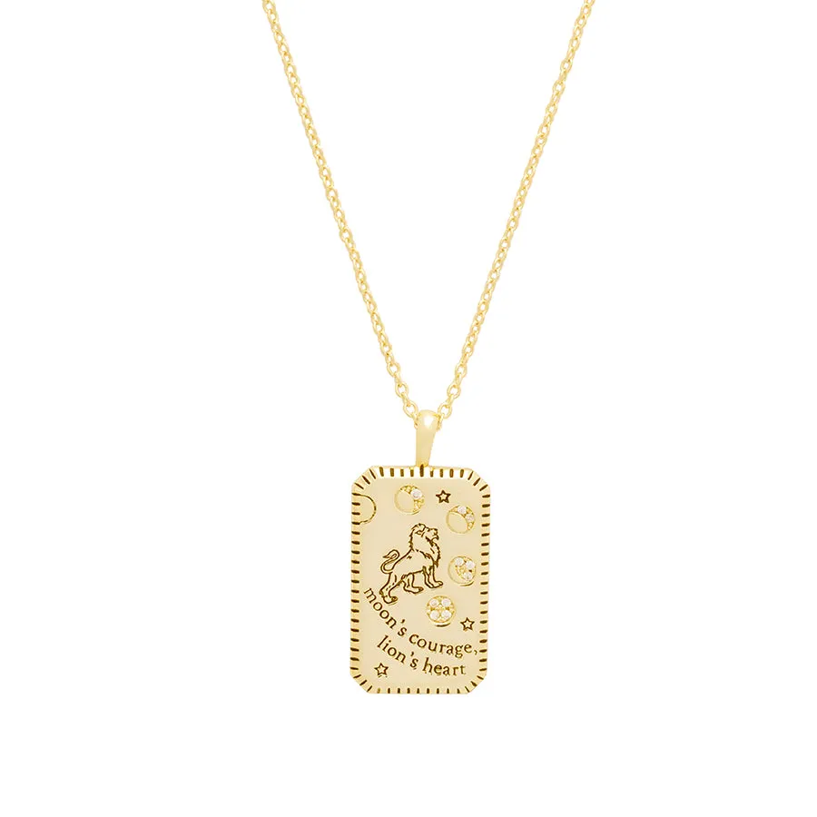 Lion Heart Gold Necklace