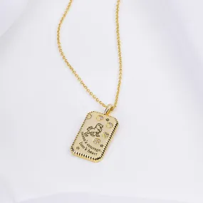 Lion Heart Gold Necklace