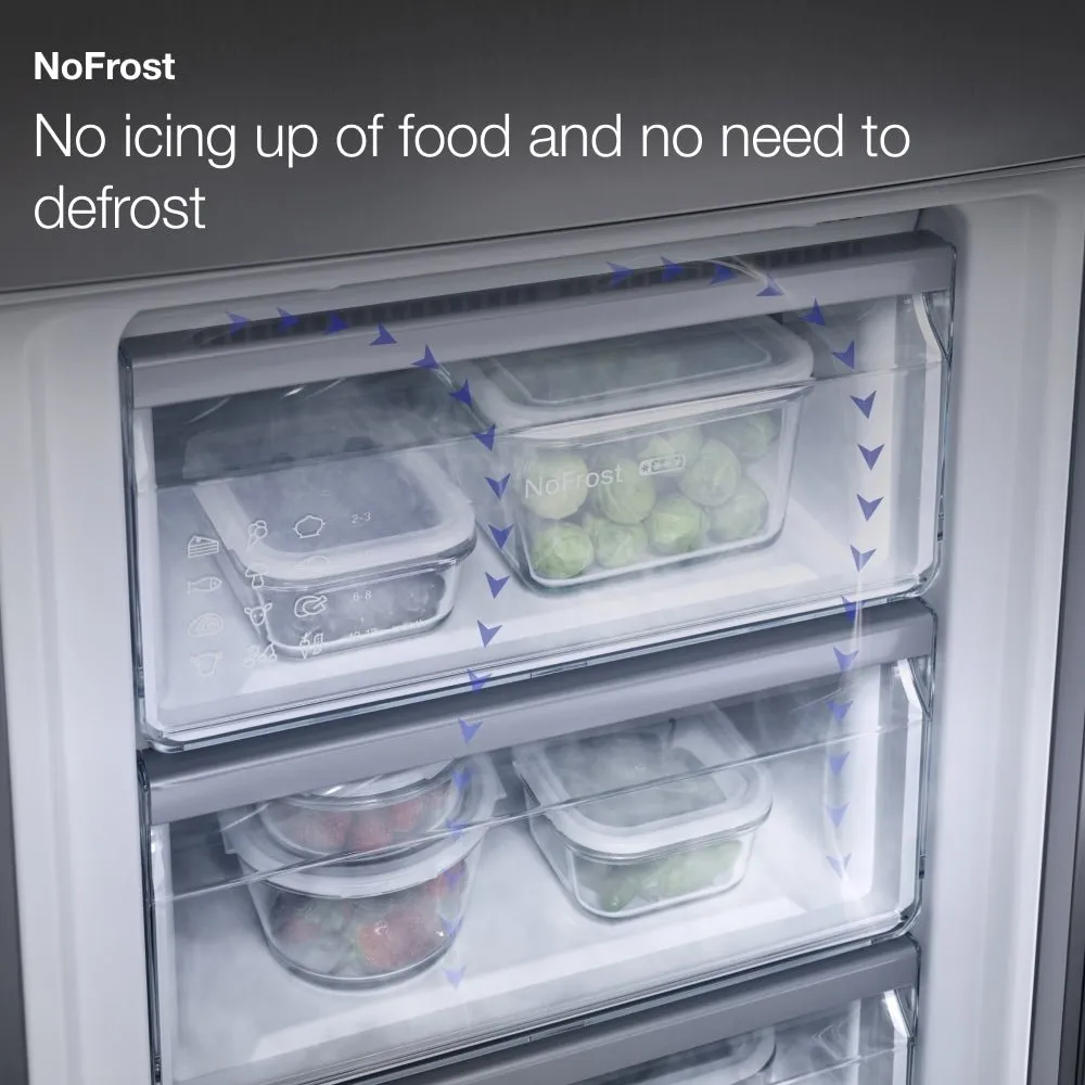 Miele FNS7140E Built-In Freezer, Frost Free, 4 Freezer Drawers - 55.9cm Wide