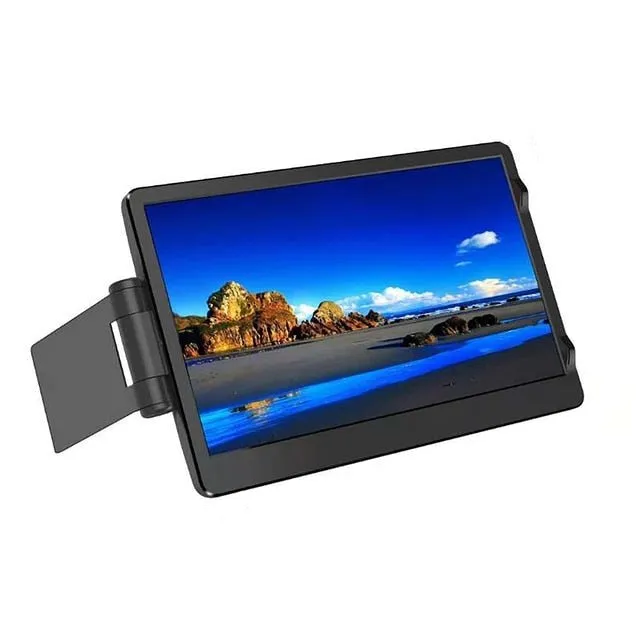 Monitor Extender Laptop - 14.1/11.6 Inch Portable Display Monitor FHD 1920X1080-Compatible for Mini Laptop/ PC/Phone