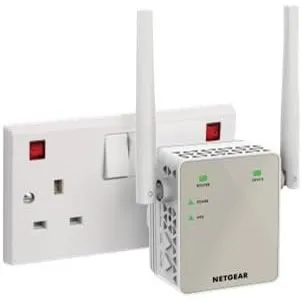 NETGEAR AC1200 WiFi Range Extender (EX6120) – Boosts Coverage up to 1200 sq ft & Supports 20 Devices