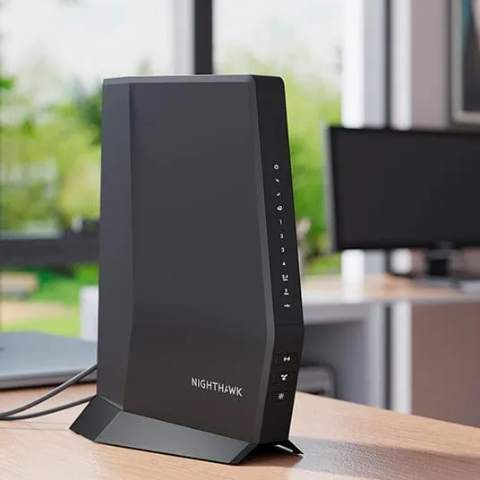 NETGEAR Nighthawk DOCSIS AX2700 3.1 2.7Gbps Two-in-One Cable Modem Router (CAX30-100NAS) (Refurbished)