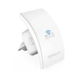 New Dodocool Wifi Extender Repeater! Wall-mounted wireless range extender allows users to extend the range of their Wi-Fi to reach even the farthest parts of their homes.