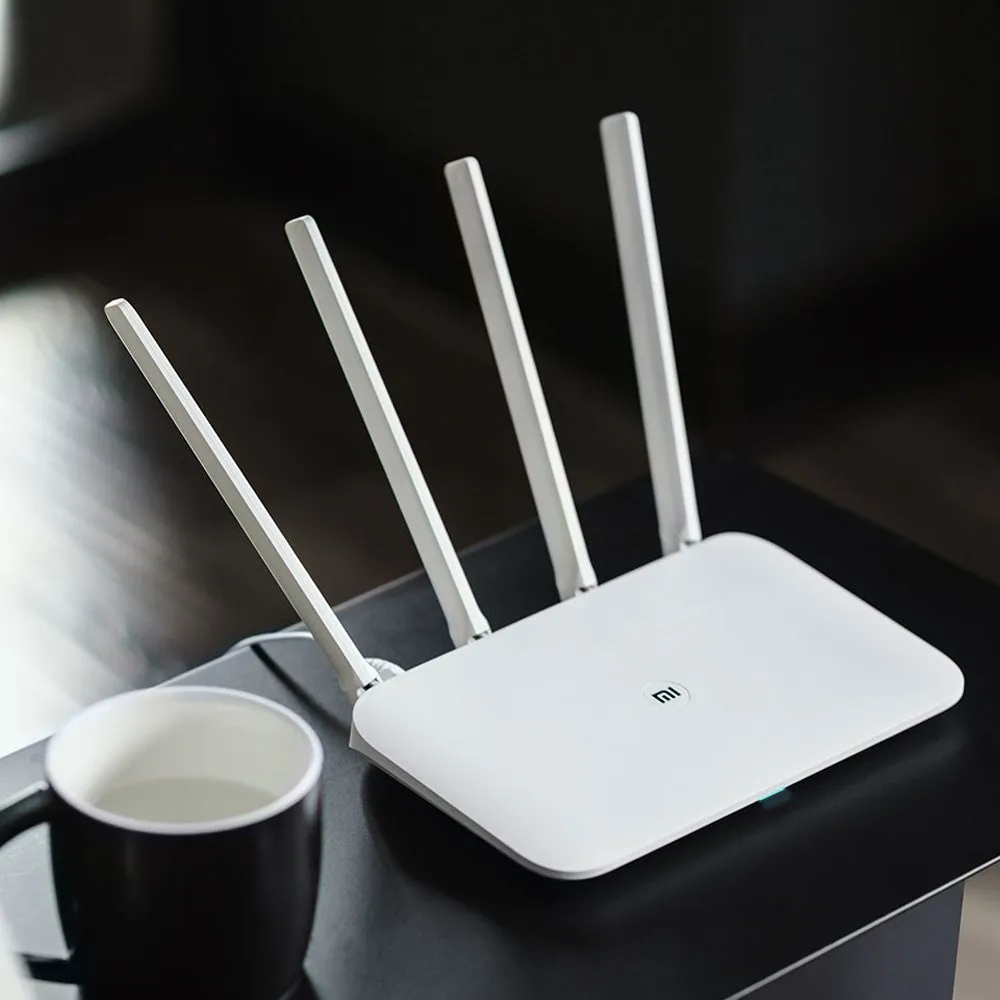 Original Xiaomi Router 4  Wifi Repeater 2.4G 5GHz 1167Mbps Fiber-optic Full Gigabit Smart Router 128MB MiNet Fast Mi APP Connect