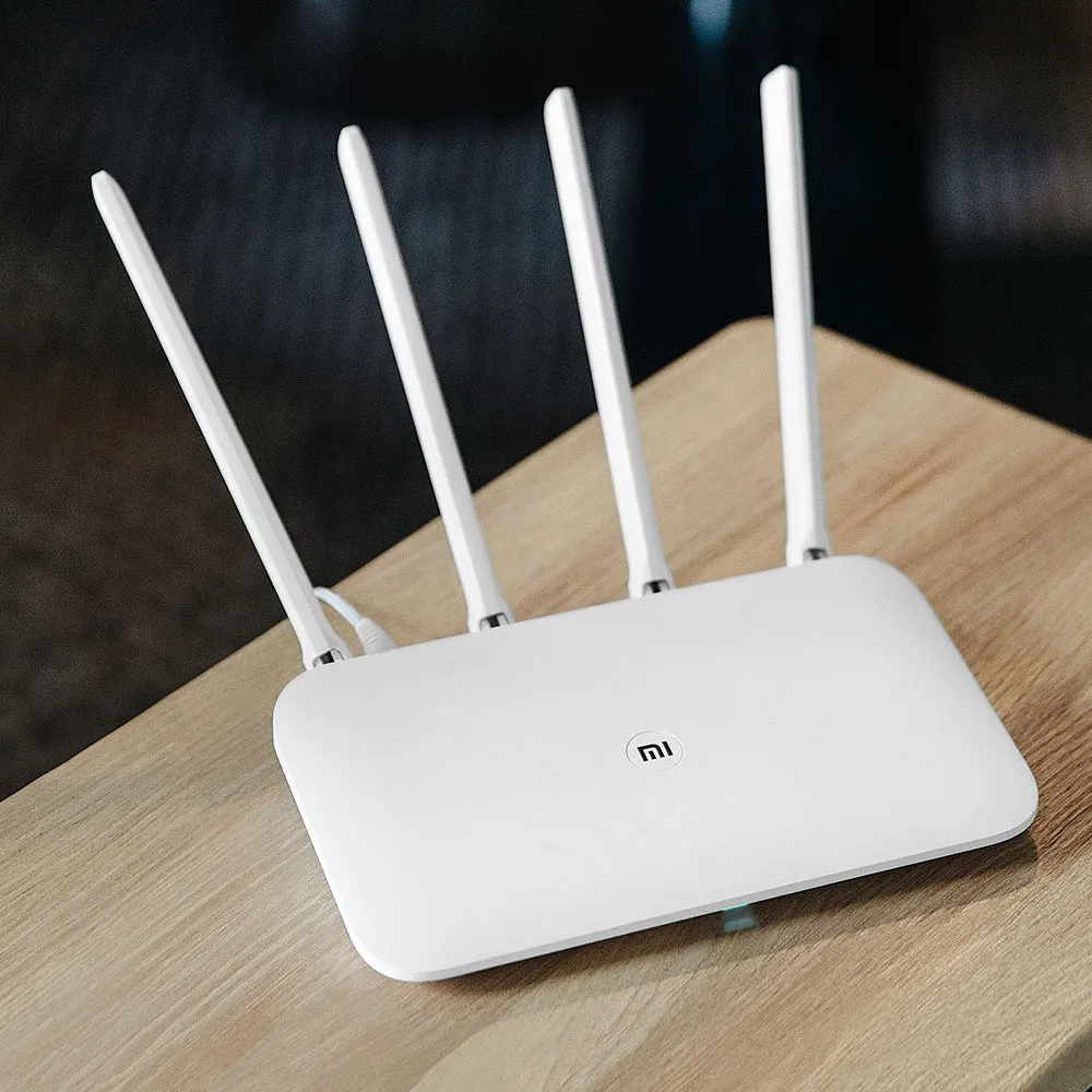 Original Xiaomi Router 4  Wifi Repeater 2.4G 5GHz 1167Mbps Fiber-optic Full Gigabit Smart Router 128MB MiNet Fast Mi APP Connect