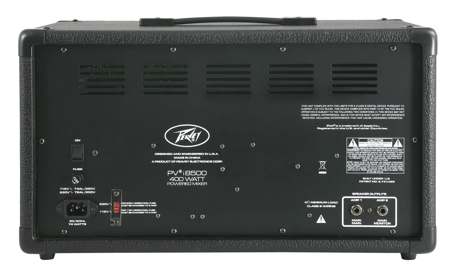 Peavey PVi®8500 7-Channel 400W All-In-One Powered Mixer