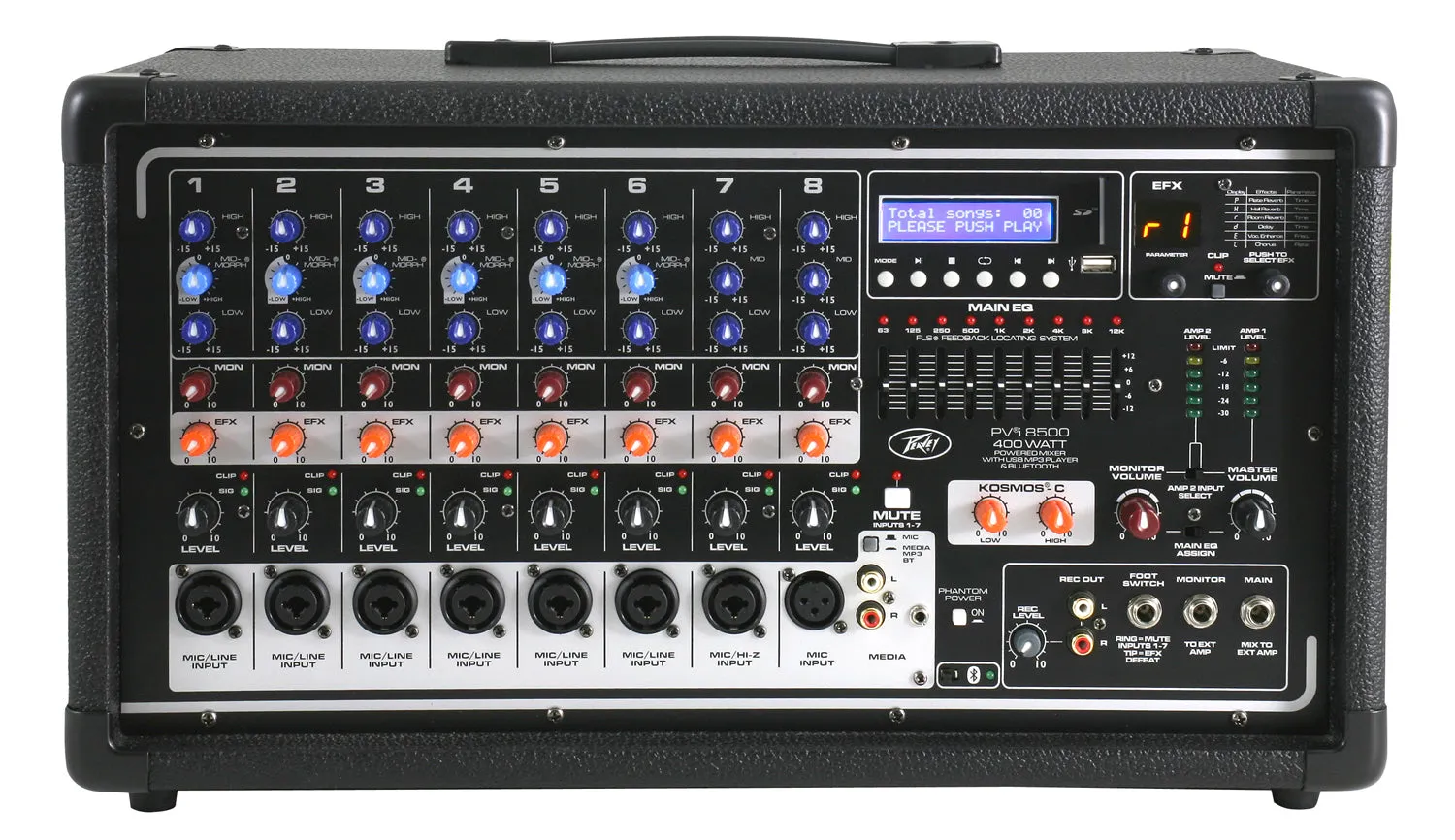 Peavey PVi®8500 7-Channel 400W All-In-One Powered Mixer