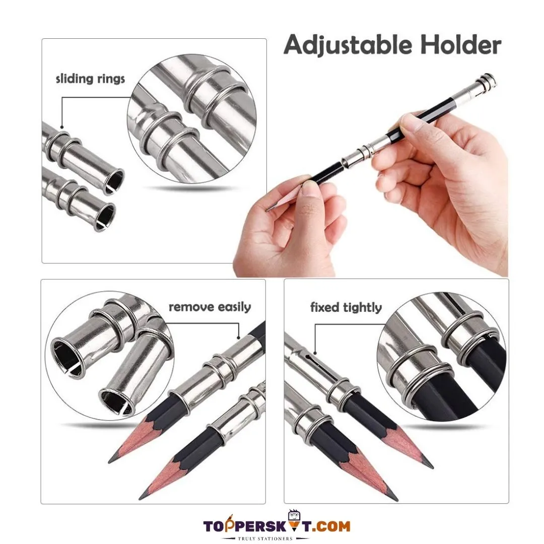 Pencil Extender/Lengthener with Metal Heads ( Pack of 1 )