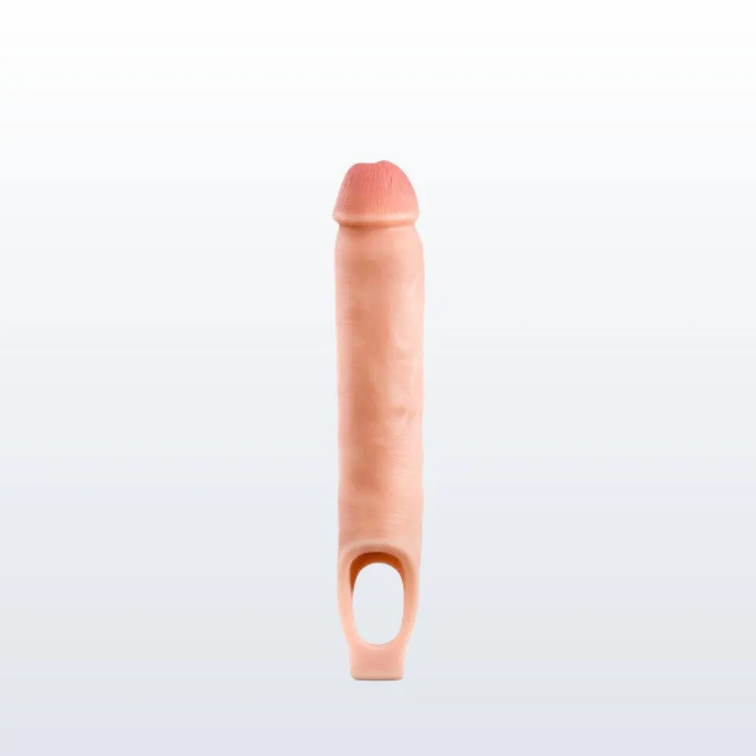 Performance Plus 11.5" Silicone Cock Sheath Penis Extender - Vanilla