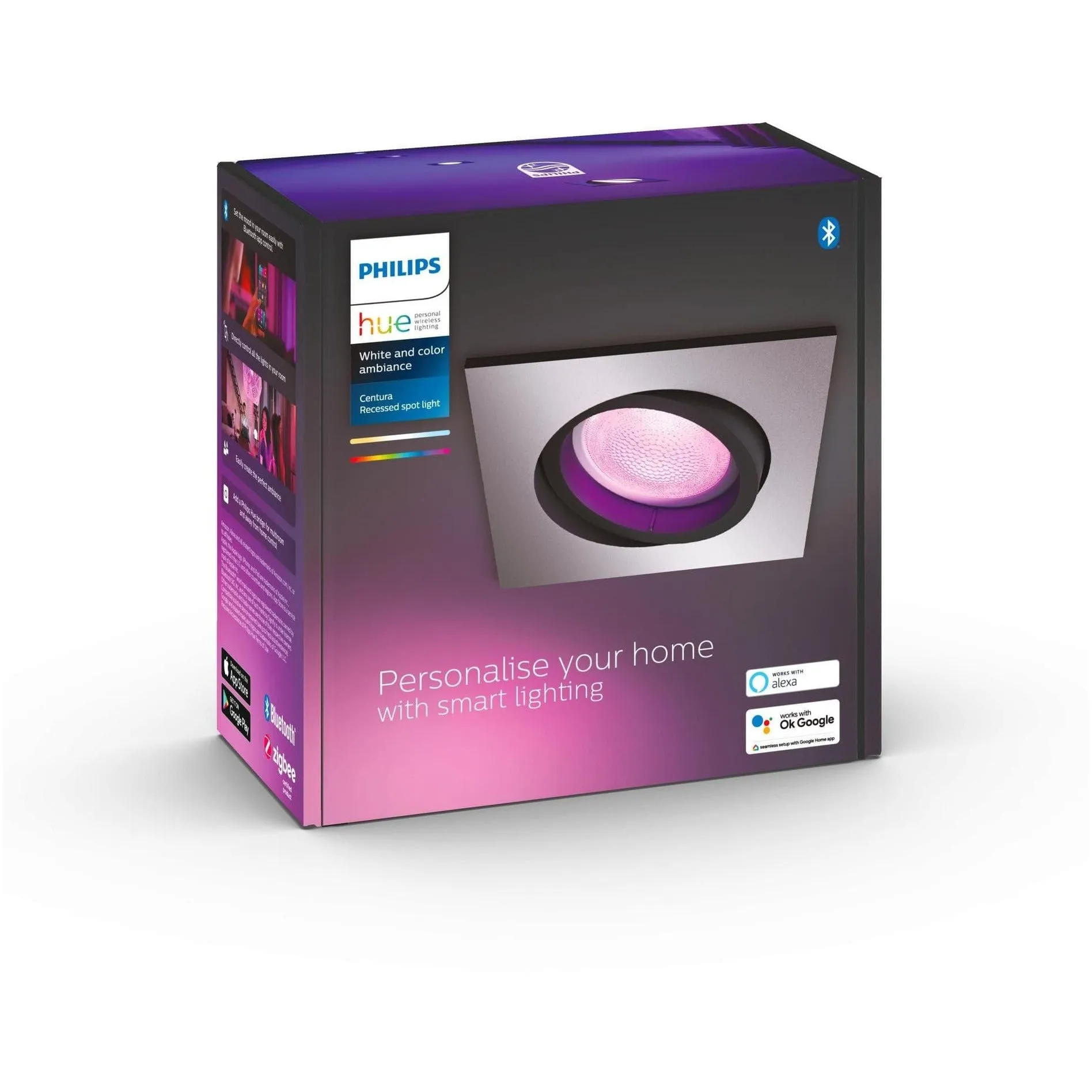 Philips Hue Centura (Silber, eckig)