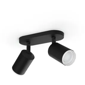 Philips Hue Fugato (2er-Spot, Schwarz)