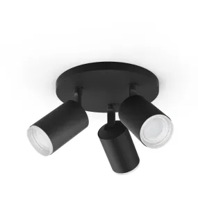 Philips Hue Fugato (3er-Spot, Schwarz)