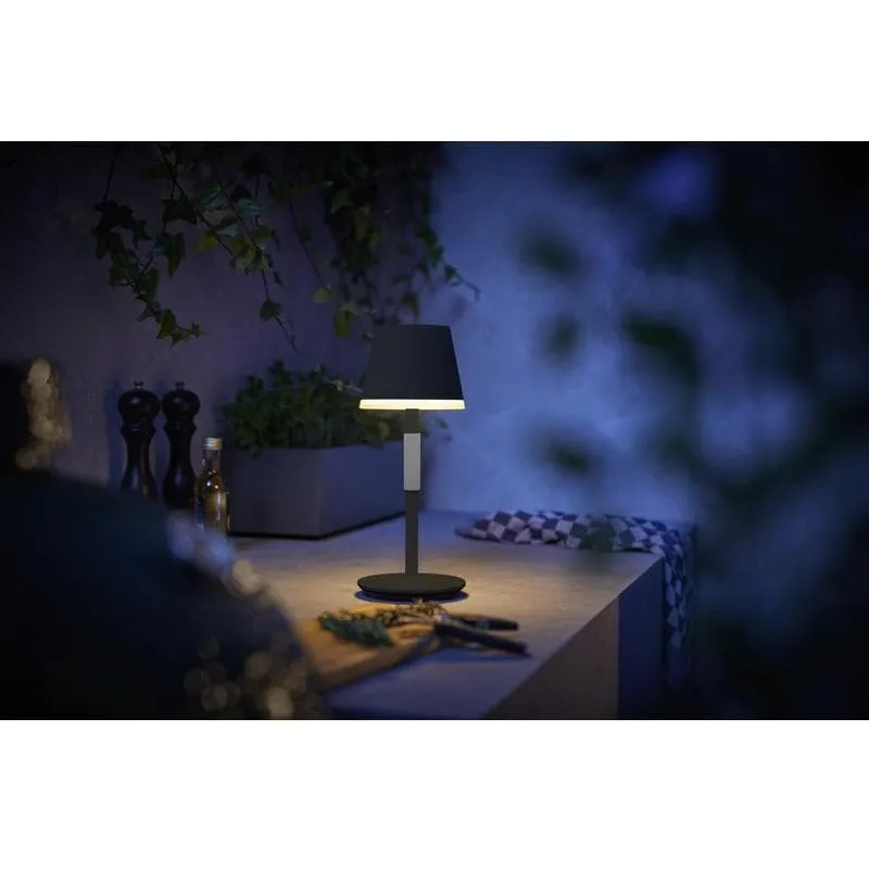 Philips Hue Go Tischlampe (Schwarz)