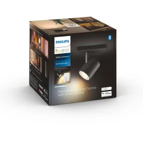 Philips Hue Runner mit Dimmschalter (1er-Spot, Schwarz)