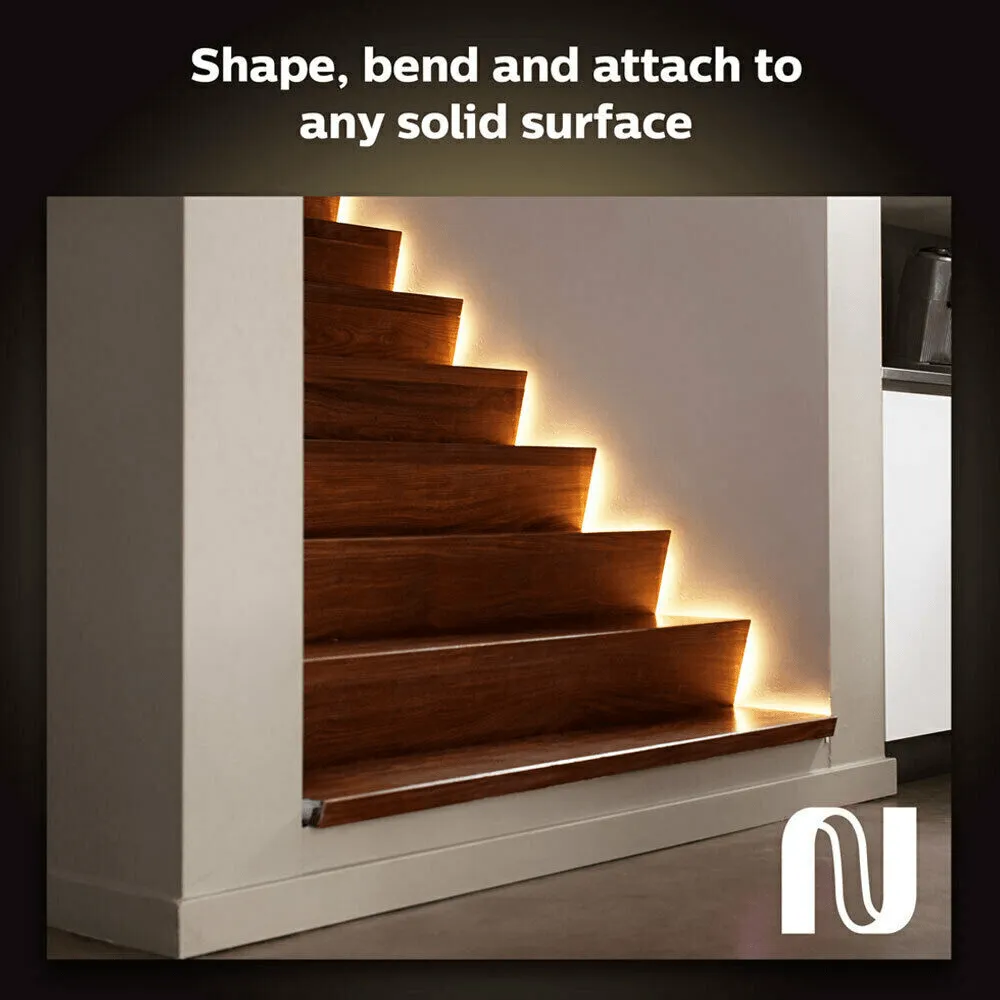 Philips Hue Smart Shape Light Bluetooth 2m LED Lightstrip Plus White & Colour Ambiance Strip Lights