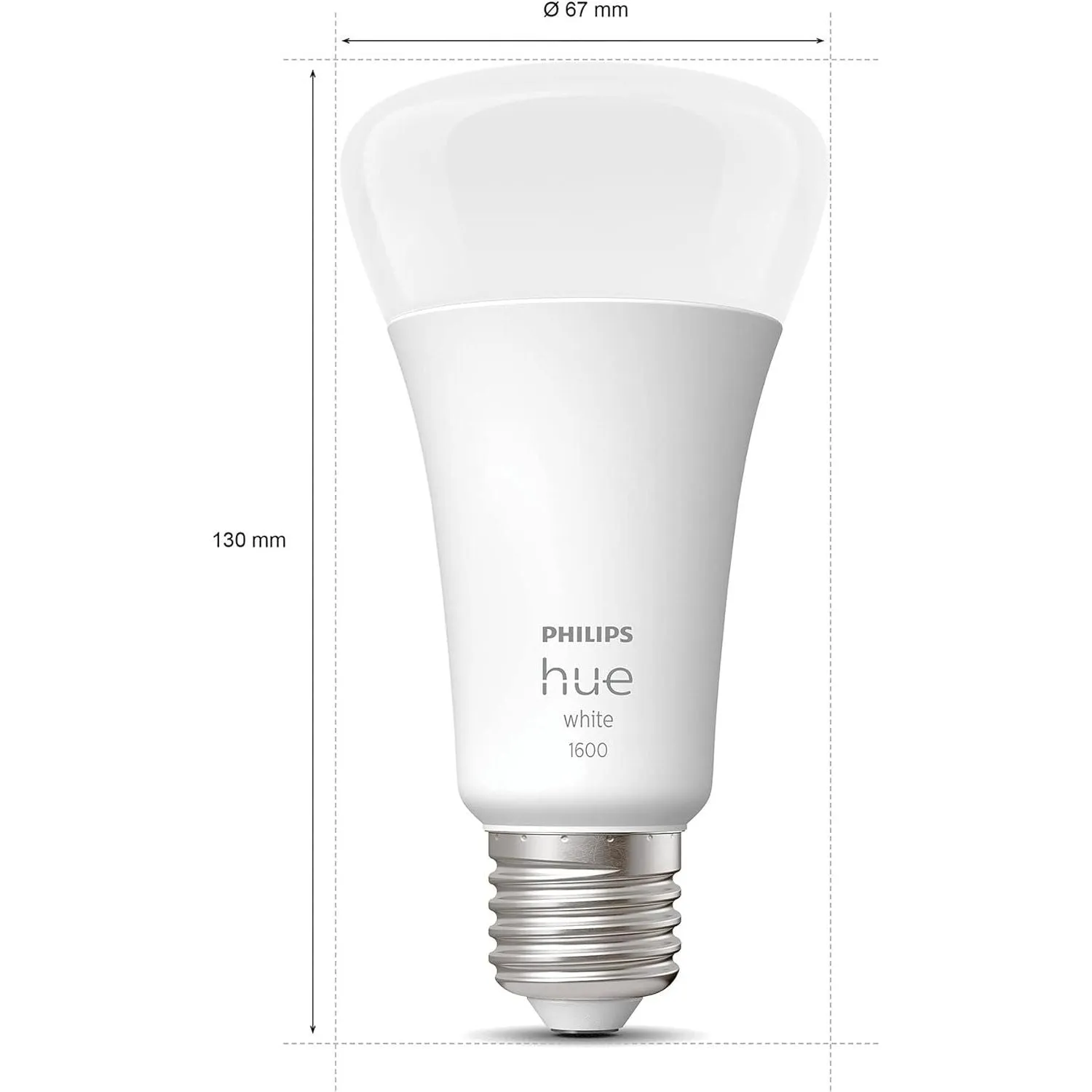Philips Hue White Ambiance Smart LED Bulb B22 Bayonet - 1600 Lumens (100W), Works with Alexa, Google Assistant & HomeKit