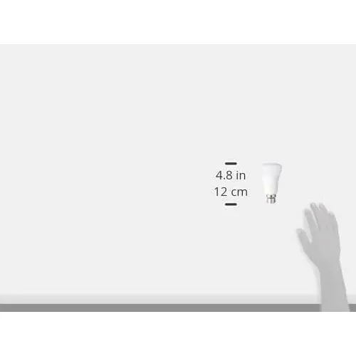Philips Hue White Smart Bulb Twin Pack B22 - 800 Lumens (60W Equivalent), Works with Alexa, Google Assistant & HomeKit