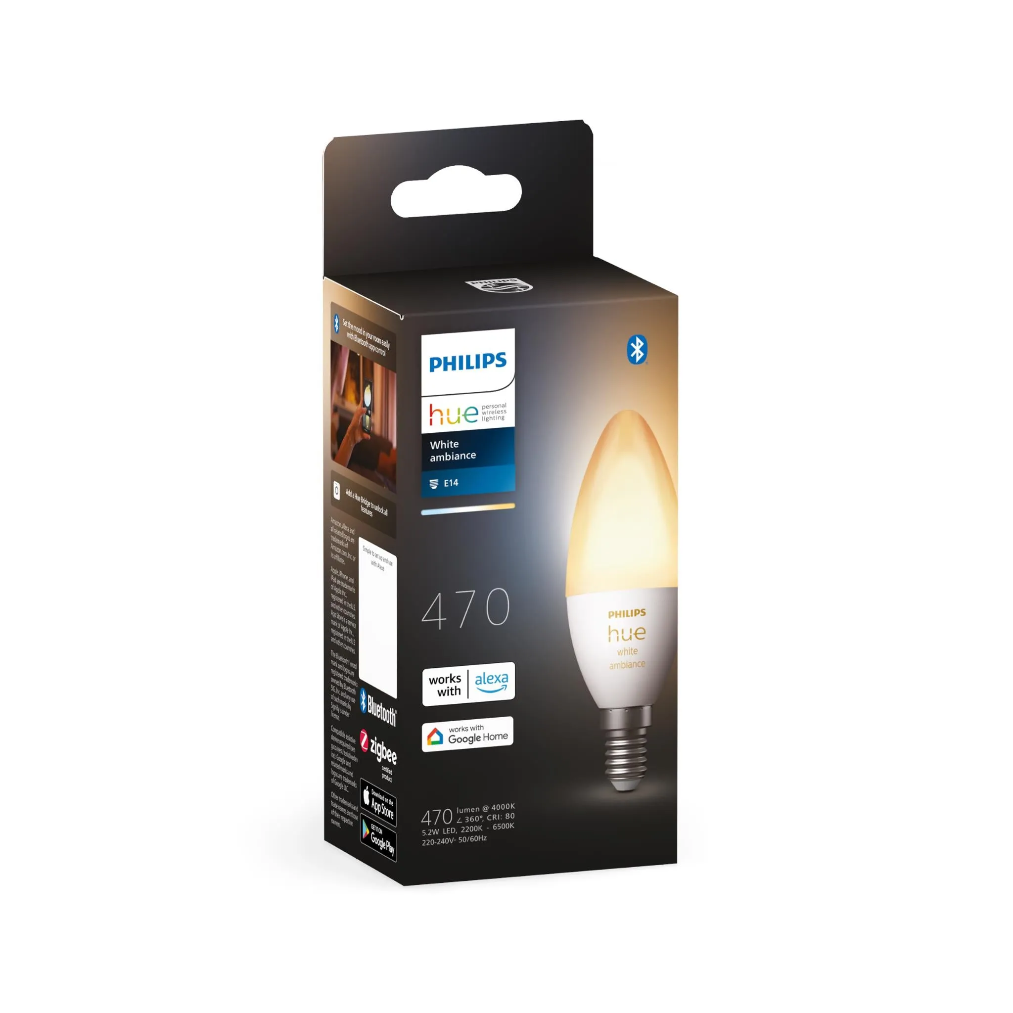 Philps Hue White Ambience B39 E14 Bluetooth Bulb