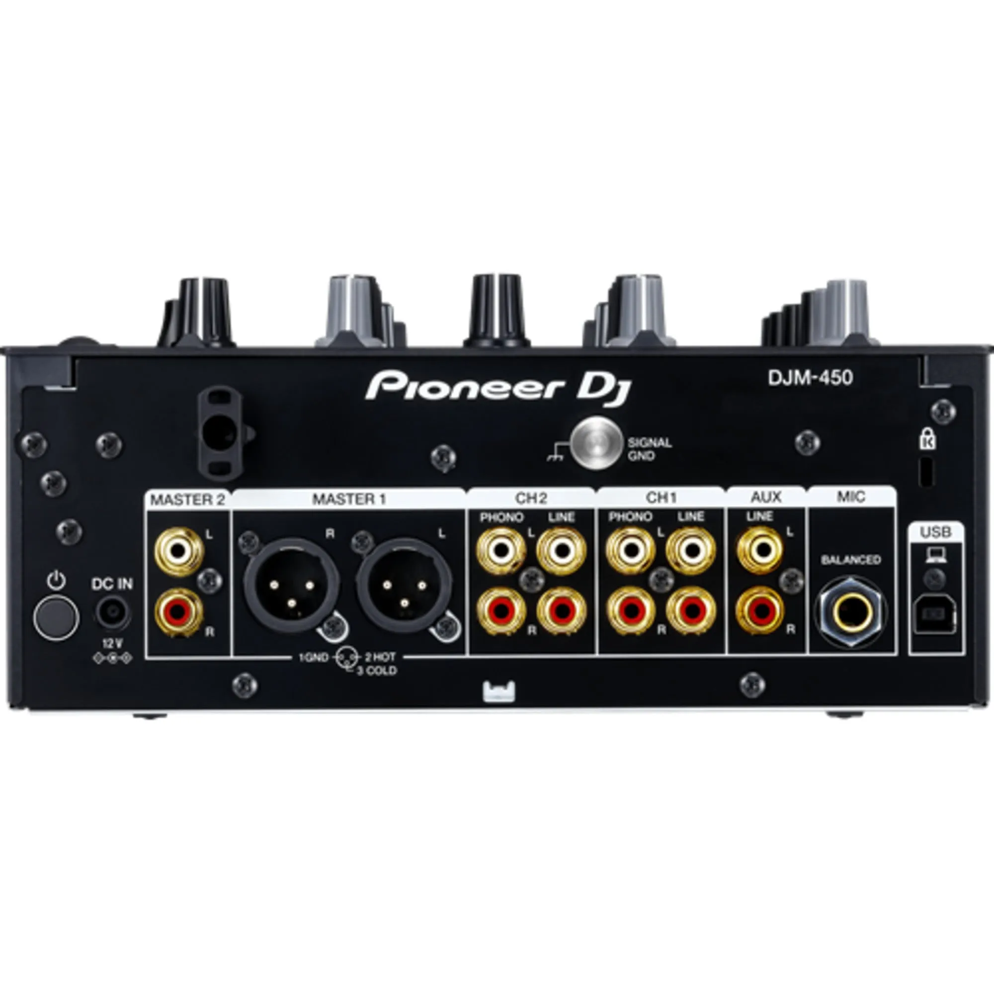 Pioneer DJ DJM-450 2-Channel DJ Mixer with Beat FX, Professional DJ Equipment Audio Interface Switcher