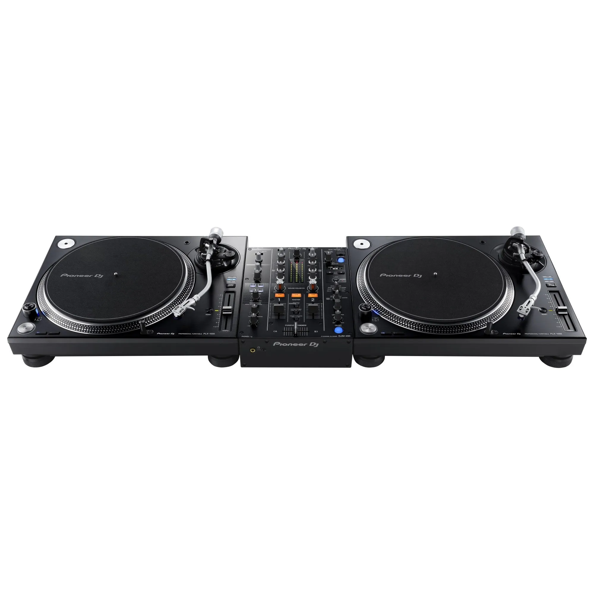 Pioneer DJ DJM-450 2-Channel DJ Mixer with Beat FX, Professional DJ Equipment Audio Interface Switcher