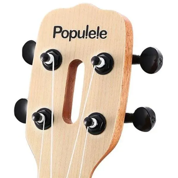 Populele U1 23in Concert Size 4 String Smart Ukulele with APP Controlled LED Light Bluetooth