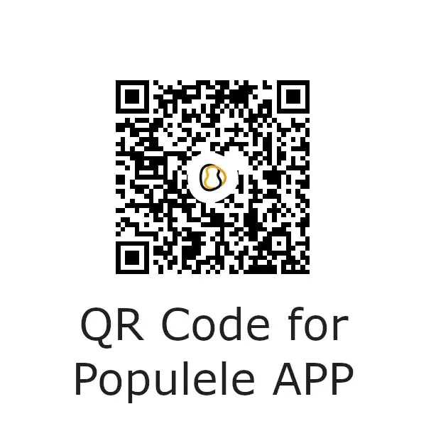 Populele U1 23in Concert Size 4 String Smart Ukulele with APP Controlled LED Light Bluetooth
