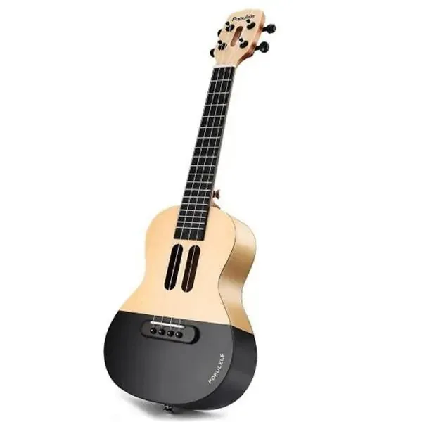 Populele U1 23in Concert Size 4 String Smart Ukulele with APP Controlled LED Light Bluetooth