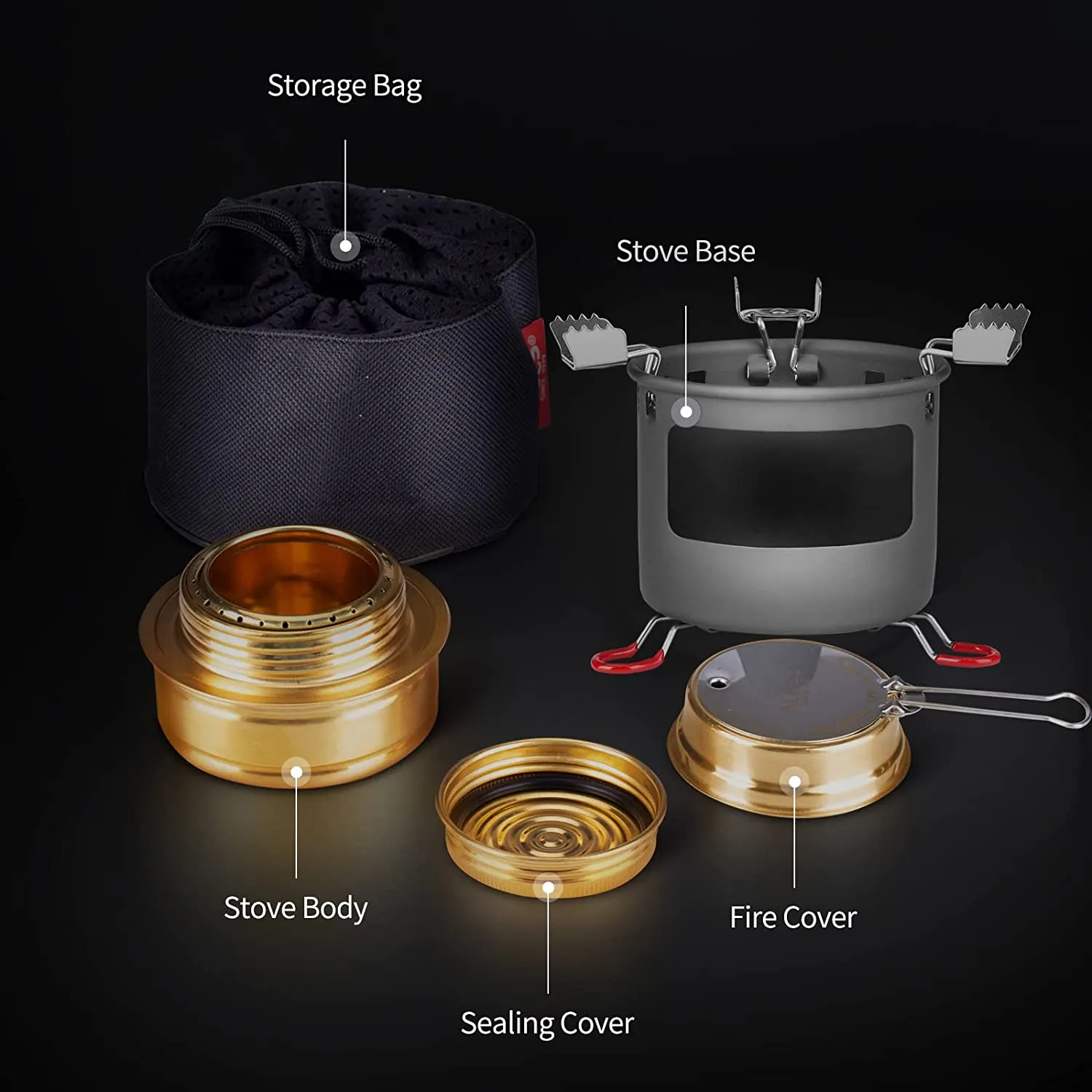 Portable Alcohol Stove for Backpacking Hiking Camping