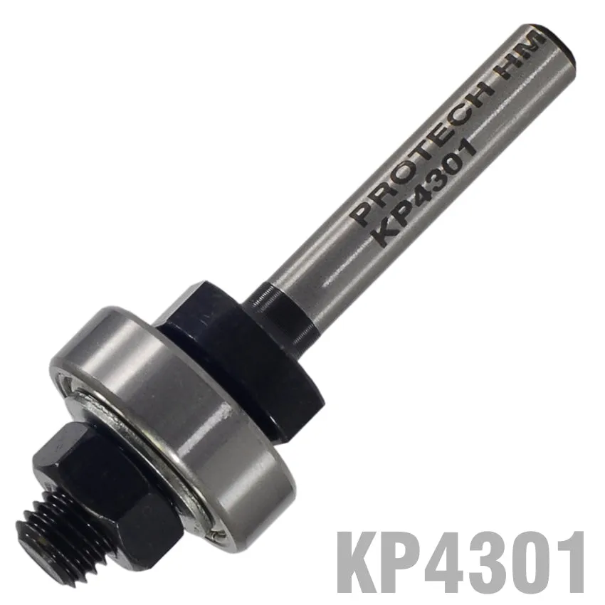 PRO-TECH ARBOR FOR SLOTTING CUTTER C/W BEARING. NUT & 2 X WASHERS 1/4' SHANK KP4301