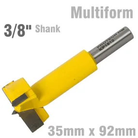 PRO-TECH HINGE BORE BIT 35MM X 92MM 3/8' SHANK KP1812
