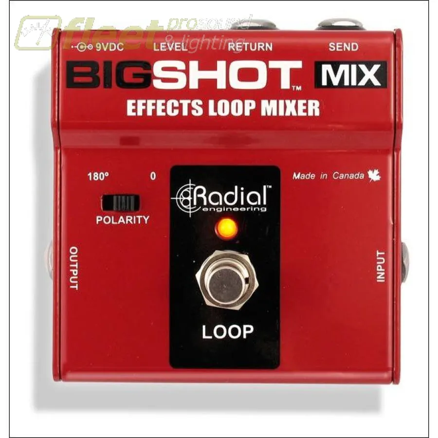 Radial BigShotMix FX Loop Mix Pedal