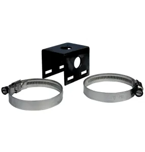 RFI BBM-3 Mounting Bracket for Mobile Signal Booster Antenna - Black with Stainless Steel Hose Clamps