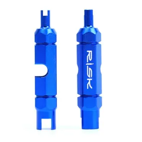RISK Bicycle Valve Core Removal Tool for Schrader Presta Extender Bike Tube Tire Valve Tool RISK Bicycle Valve Core Removal Tool for Schrader Presta Extender Bike Tube Tire Valve Tool