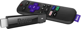 Roku Streaming Stick  | HD/4K/HDR Streaming Device with Long-range Wireless and Roku Voice Remote with TV Controls