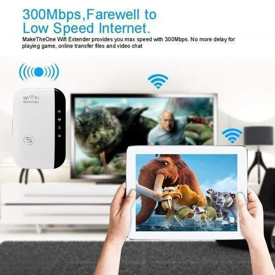 Smart WIFI Repeater Range Extender - Signal Booster