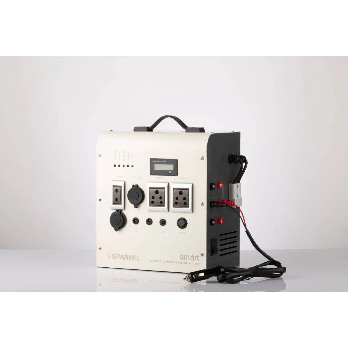 Solar Online UPS with New Jump Start Feature 12V 42Ah Lithium Phosphate Battery