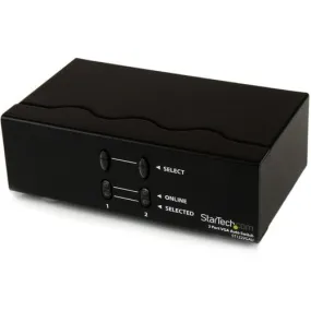 StarTech.com 2 Port VGA Auto Switch - 1920 x 1440 - 2 x 1 - Computer, Display, Notebook, Projector1 x VGA Out - TAA Compliant