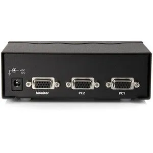 StarTech.com 2 Port VGA Auto Switch - 1920 x 1440 - 2 x 1 - Computer, Display, Notebook, Projector1 x VGA Out - TAA Compliant