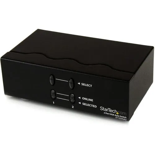 StarTech.com 2 Port VGA Auto Switch - 1920 x 1440 - 2 x 1 - Computer, Display, Notebook, Projector1 x VGA Out - TAA Compliant