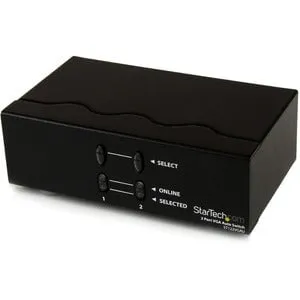 StarTech.com 2 Port VGA Auto Switch - 1920 x 1440 - 2 x 1 - Computer, Display, Notebook, Projector1 x VGA Out - TAA Compliant