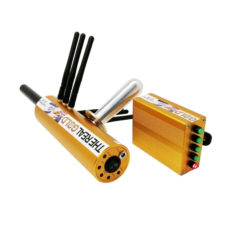 The real gold Underground 3D AKS Gold Detectors with 6 pieces Signal booster Long Range Diamond Gold Silver Copper Detector
