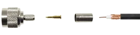 TNC Male Crimp Connector