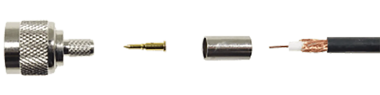 TNC Male Crimp Connector