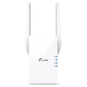TP-Link AX1800 WiFi 6 Extender Internet Booster RE600X, Covers up to 1500 sq.ft and 30 Devices, Dual Band Wireless Signal Booster Repeater, Gigabit Ethernet Port, AP Mode, OneMesh Compatible(White)