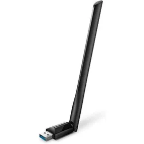 TP-Link USB WiFi Adapter for Desktop PC with 2.4GHz/5GHz High Gain Antenna (Refurbished)