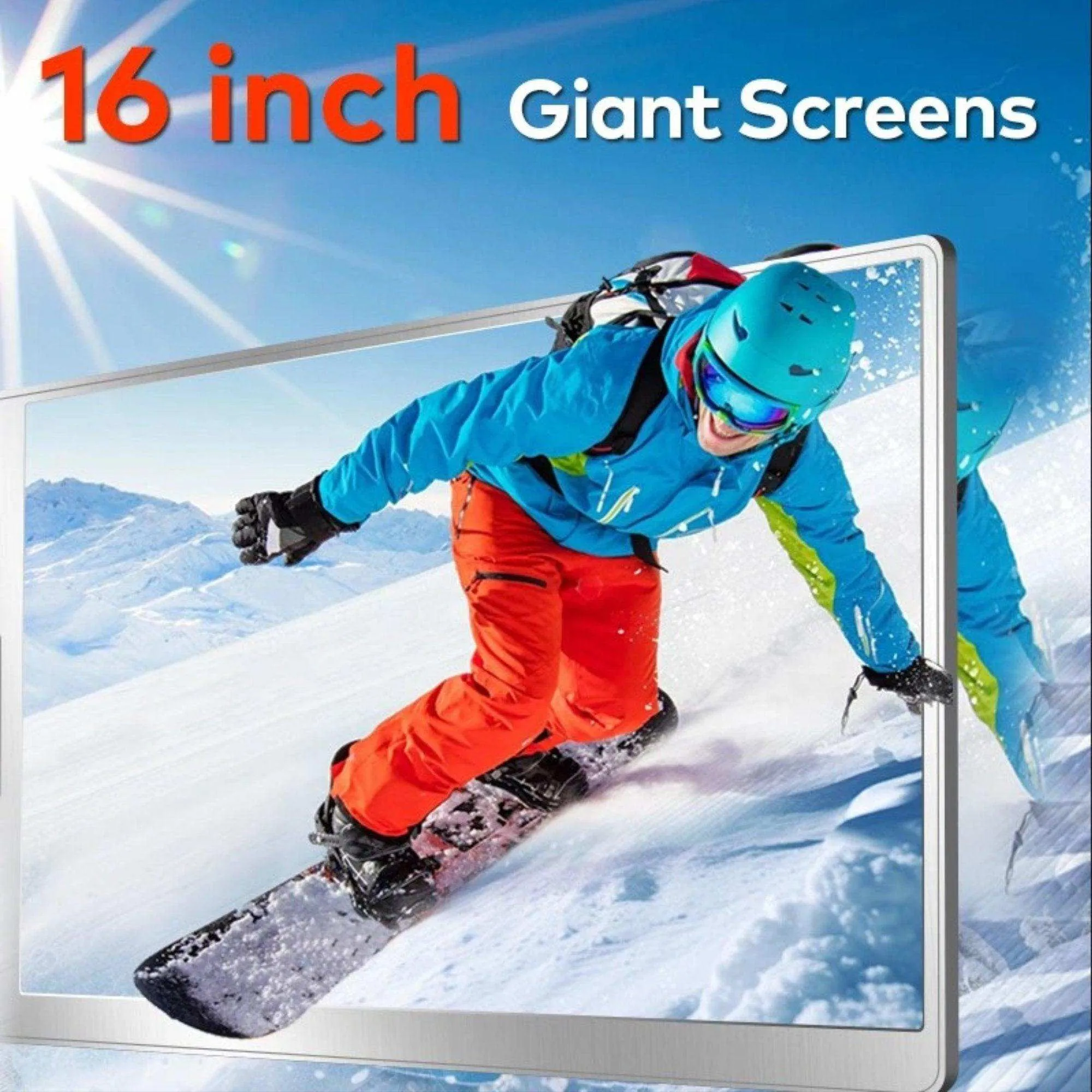 TUTT 16” Dual Portable Laptop Monitor | Single Cable Setup | FHD 1080P Triple Screen Extender | 16:10 | Stand Alone | S880 | 90-Minute Technical Support