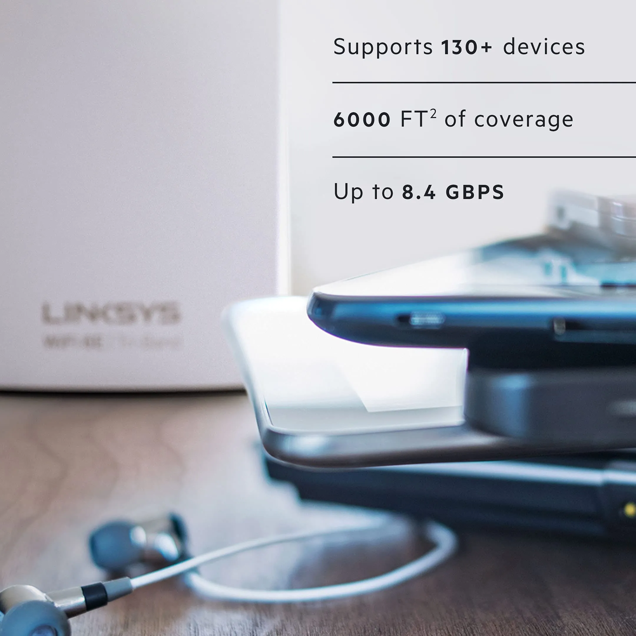 UPDATE: DEAD! Linksys MX8502 Atlas WiFi 6E Router Home WiFi Mesh System, Tri-Band, 6,000 Sq. ft Coverage, 130  Devices, Replaces Routers and Extenders, Gaming & Streaming, Speeds up to (AX8400) 8.4Gbps - 2PK