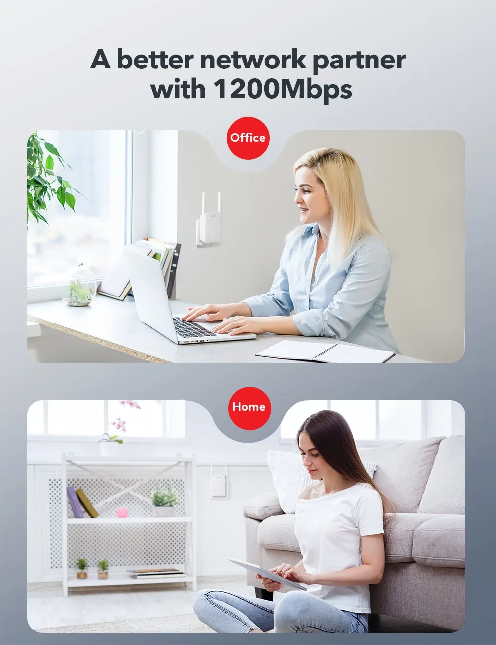 Victure WE1201 Dual Band 5Ghz /2.4Ghz Wifi Booster
