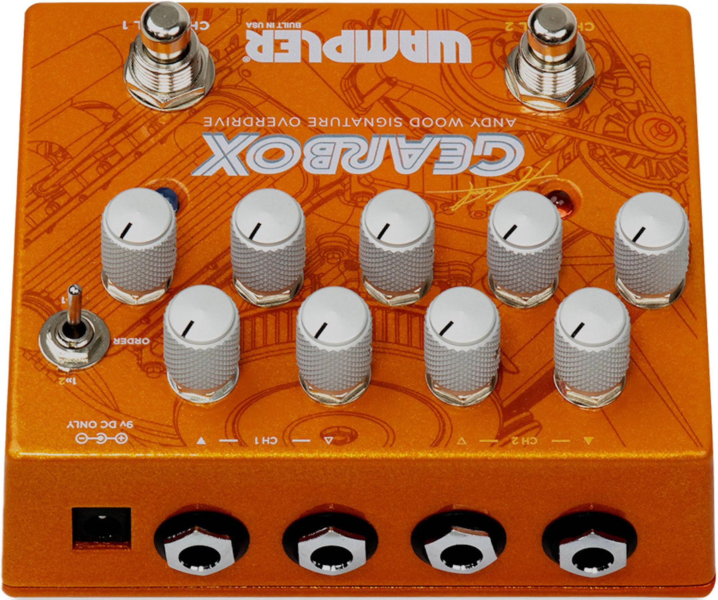 Wampler Gearbox Andy Wood Signature Overdrive Pedal