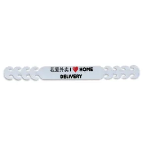 'Wo Ai Wai Mai' (I Love Home Delivery) - Face Cover Ear Saver Strap Hook Adjustable Anti-lear Face Cover Strap Extenders